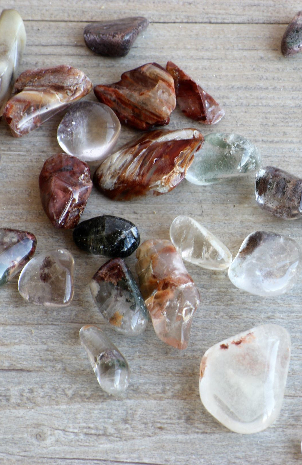 Lodalite Quartz Tumbled Stone