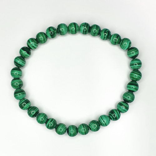 Malachite Bead 6mm Bracelet 357