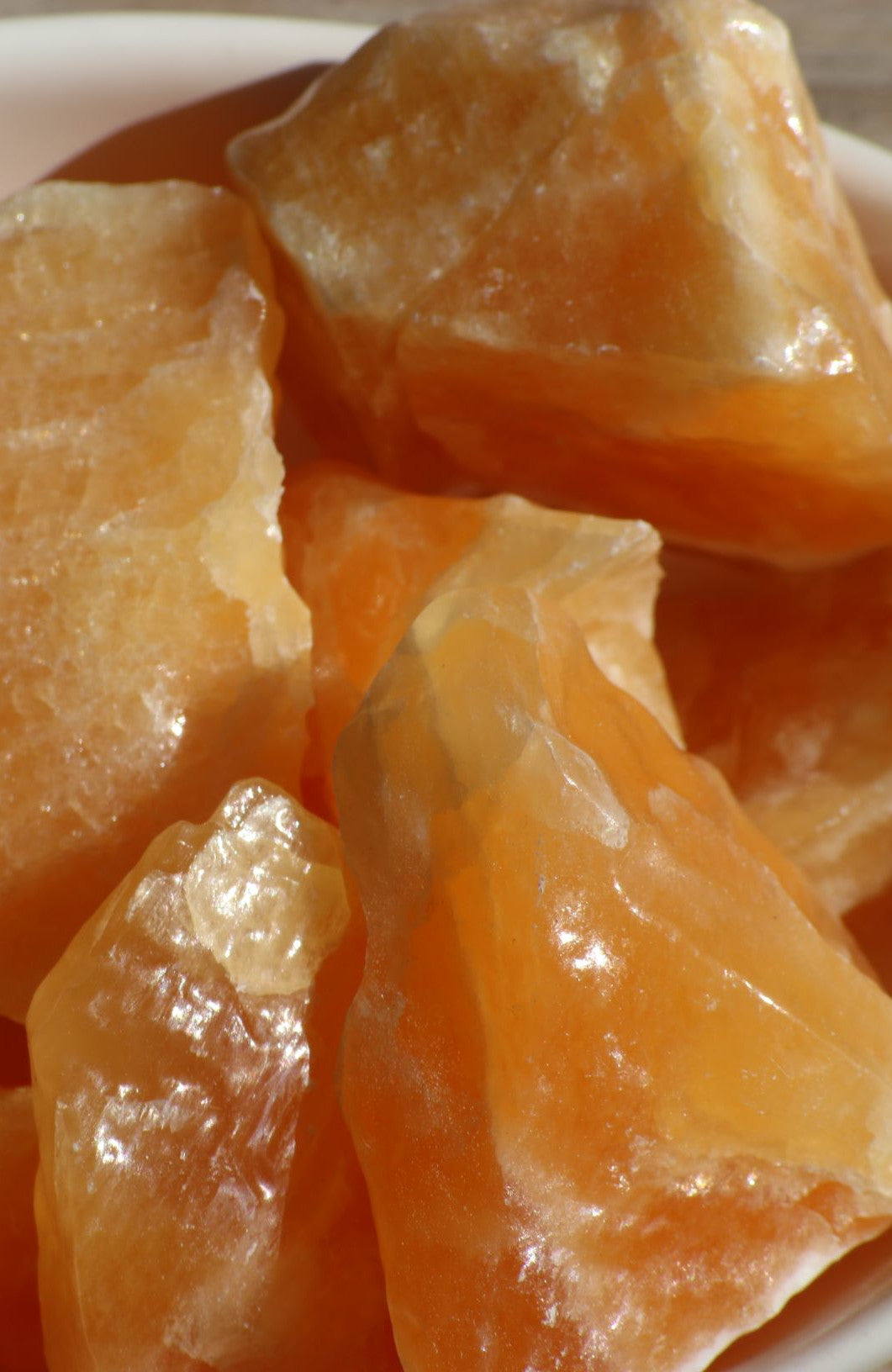 Orange Calcite Raw Chunks (Med)