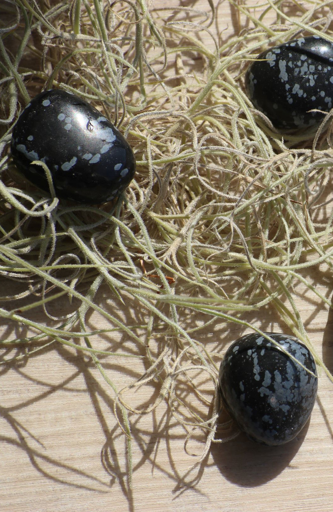 Snowflake Obsidian Tumbled Stone