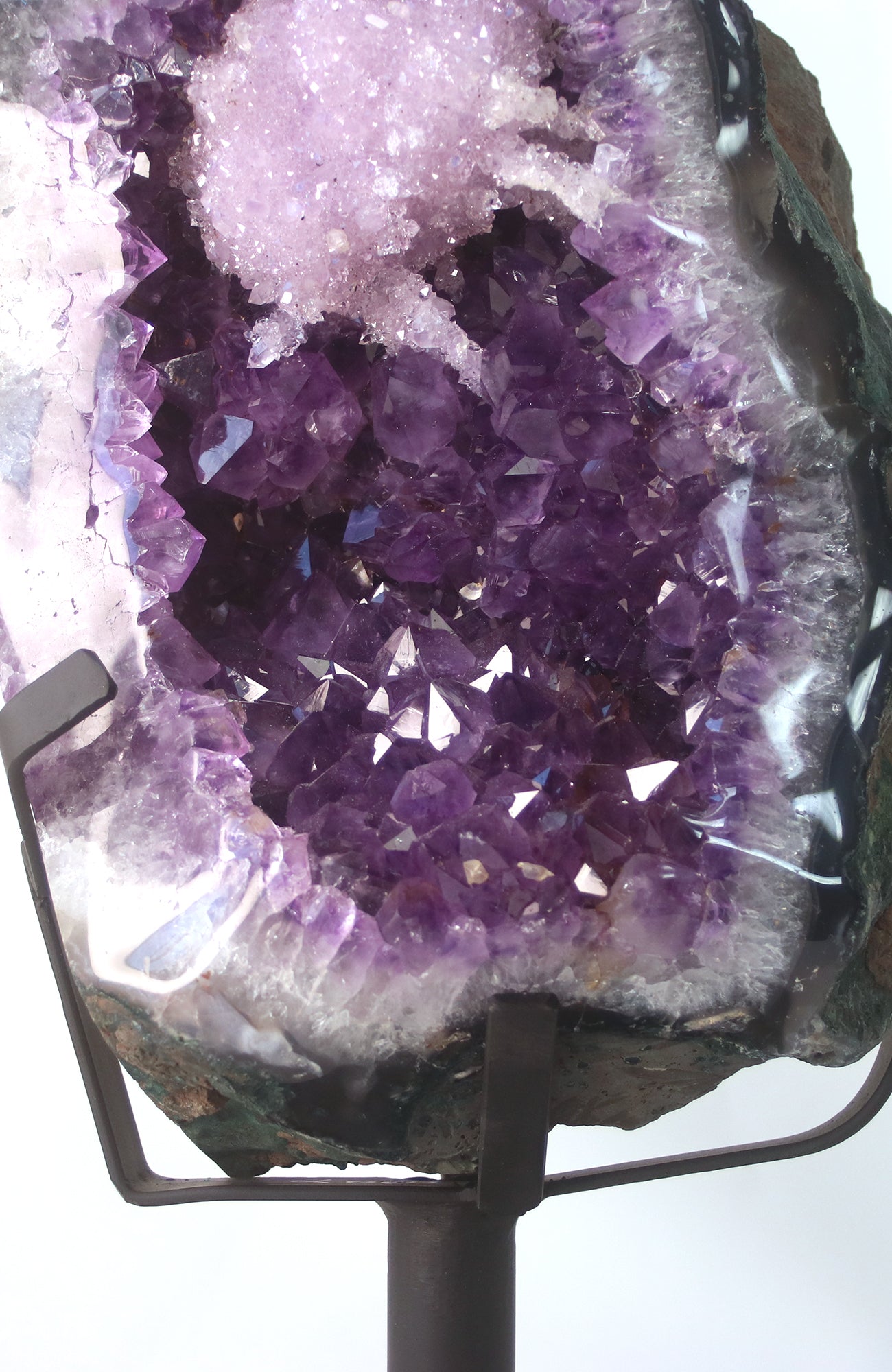 Amethyst Geode (AA Grade) on Stand