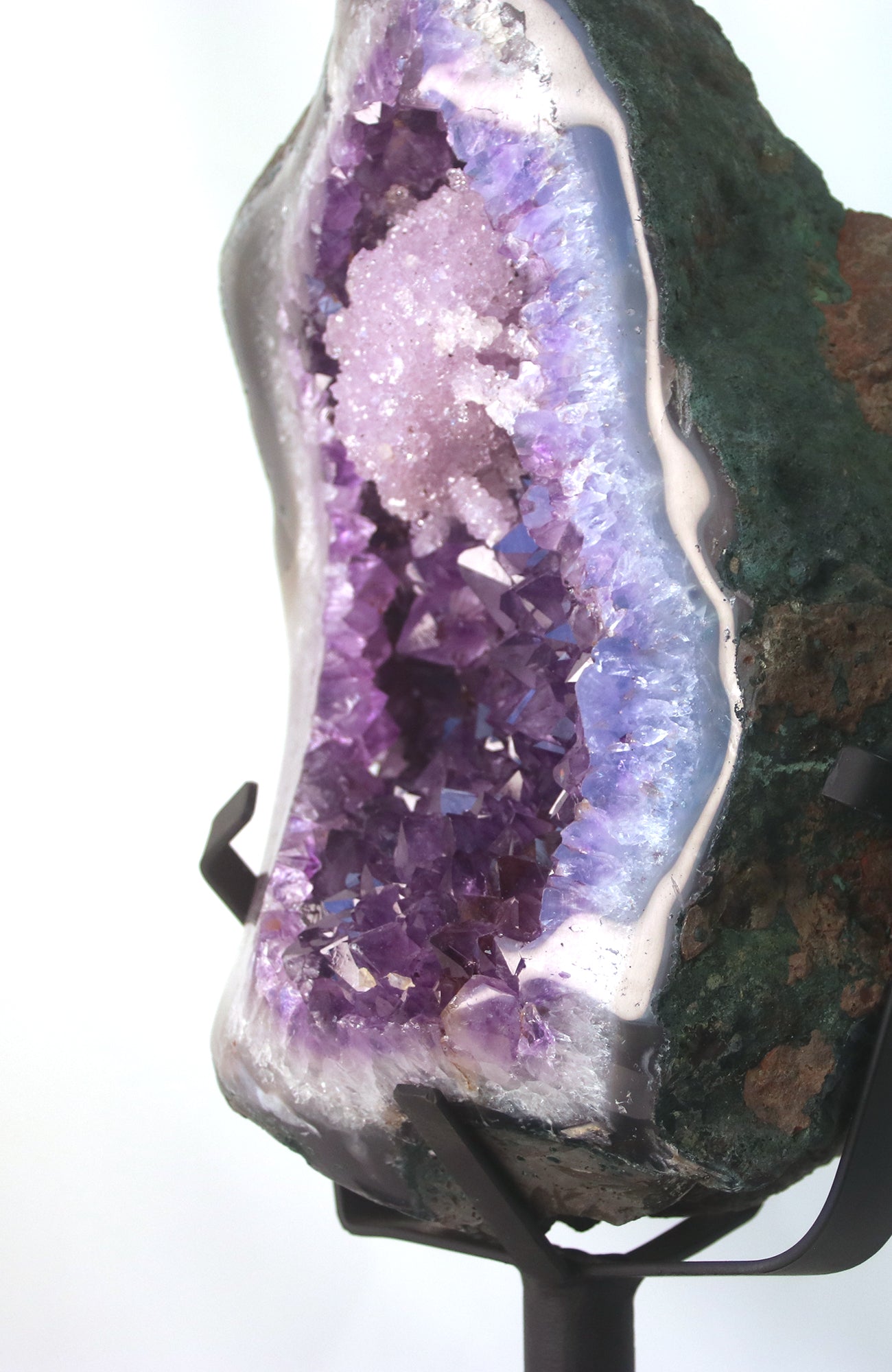 Amethyst Geode (AA Grade) on Stand