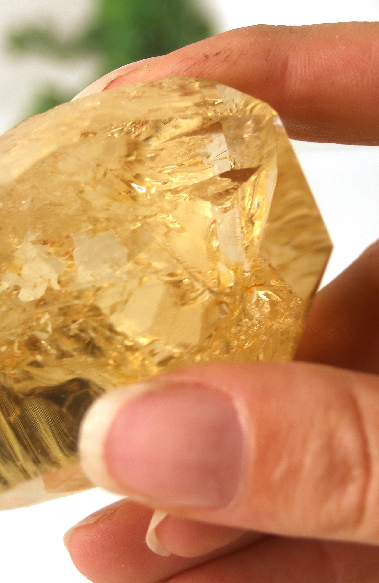 Citrine (Natural) Cathedral Point AAA