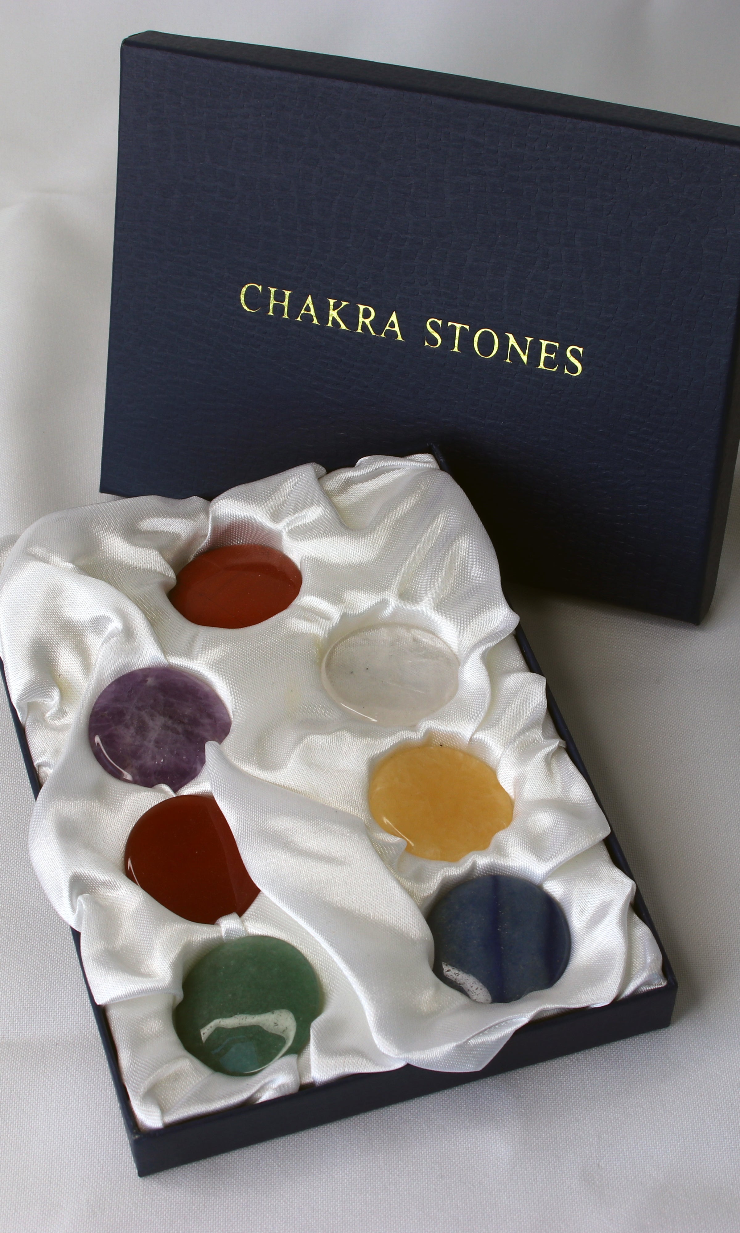 Chakra Healing Set - Flat Stones boxed