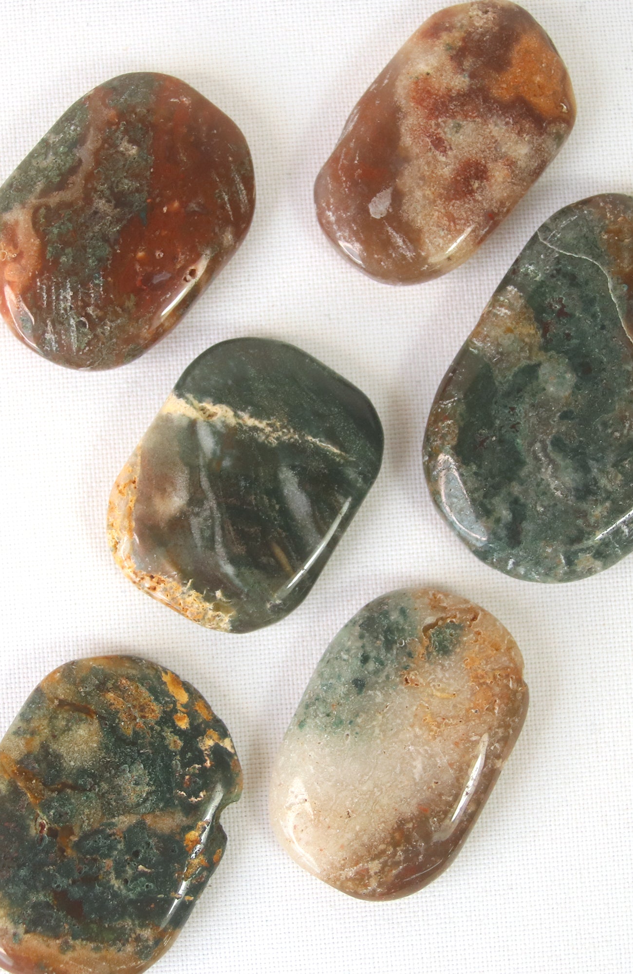 Bahia Jasper Flat Stones