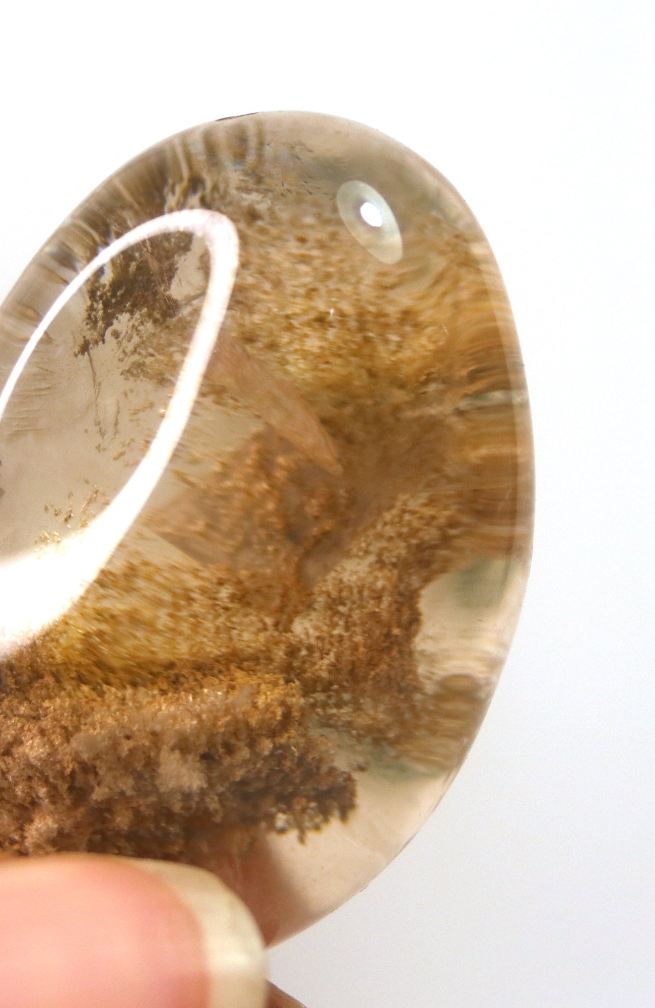 Lodalite Quartz Lens