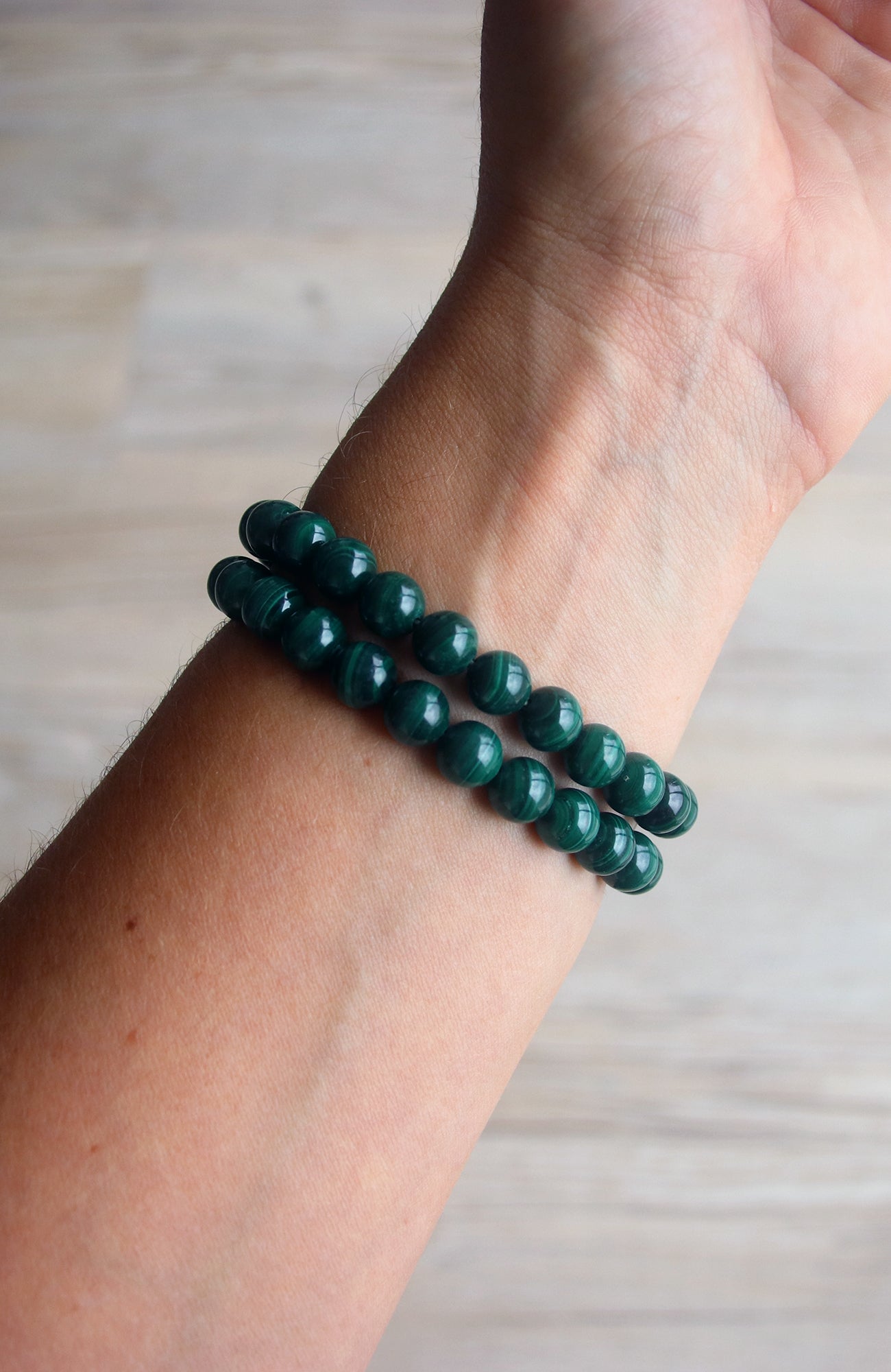 Malachite Bead 8mm Bracelet 441