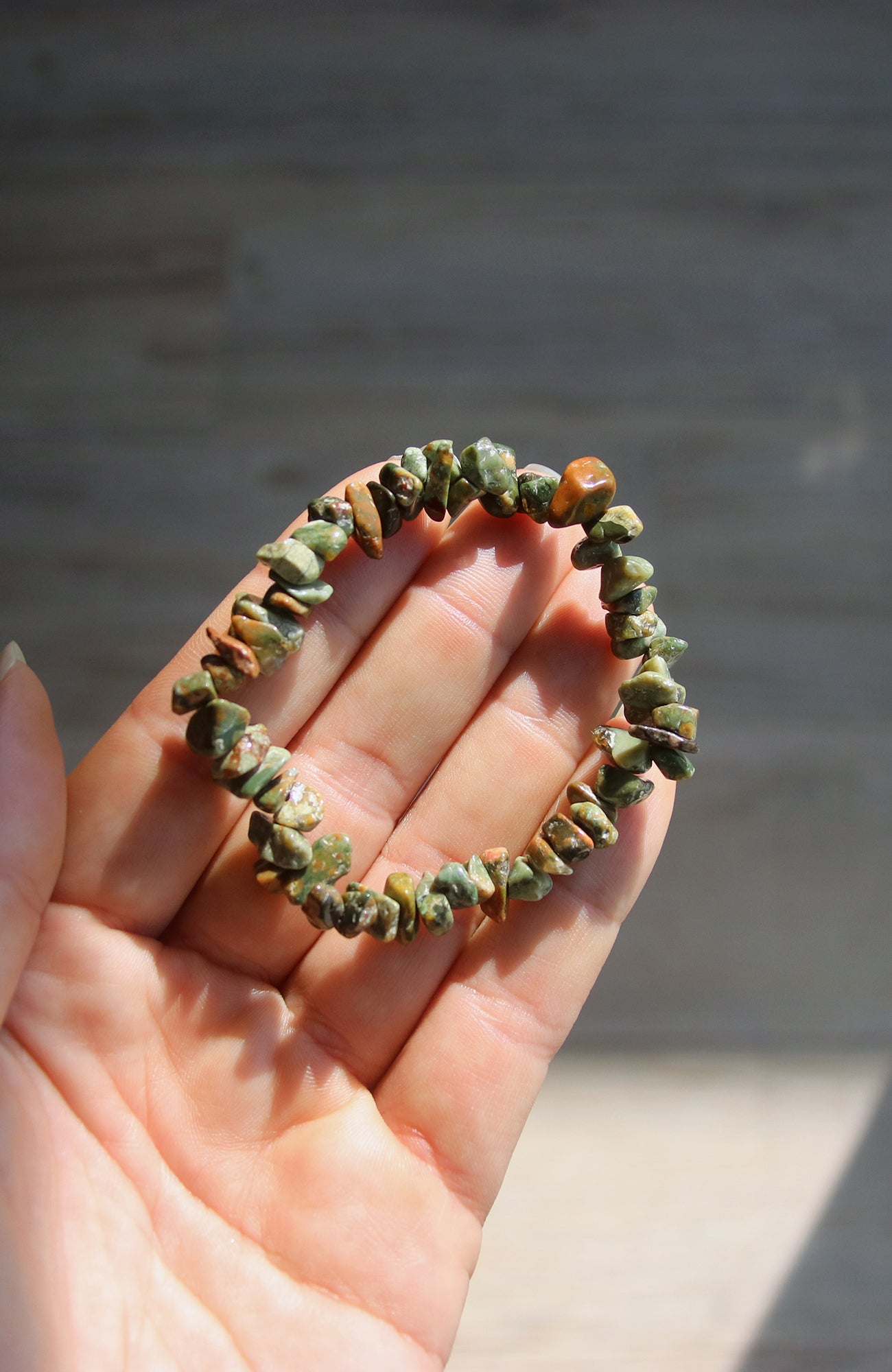 Rhyolite Chip Bracelet