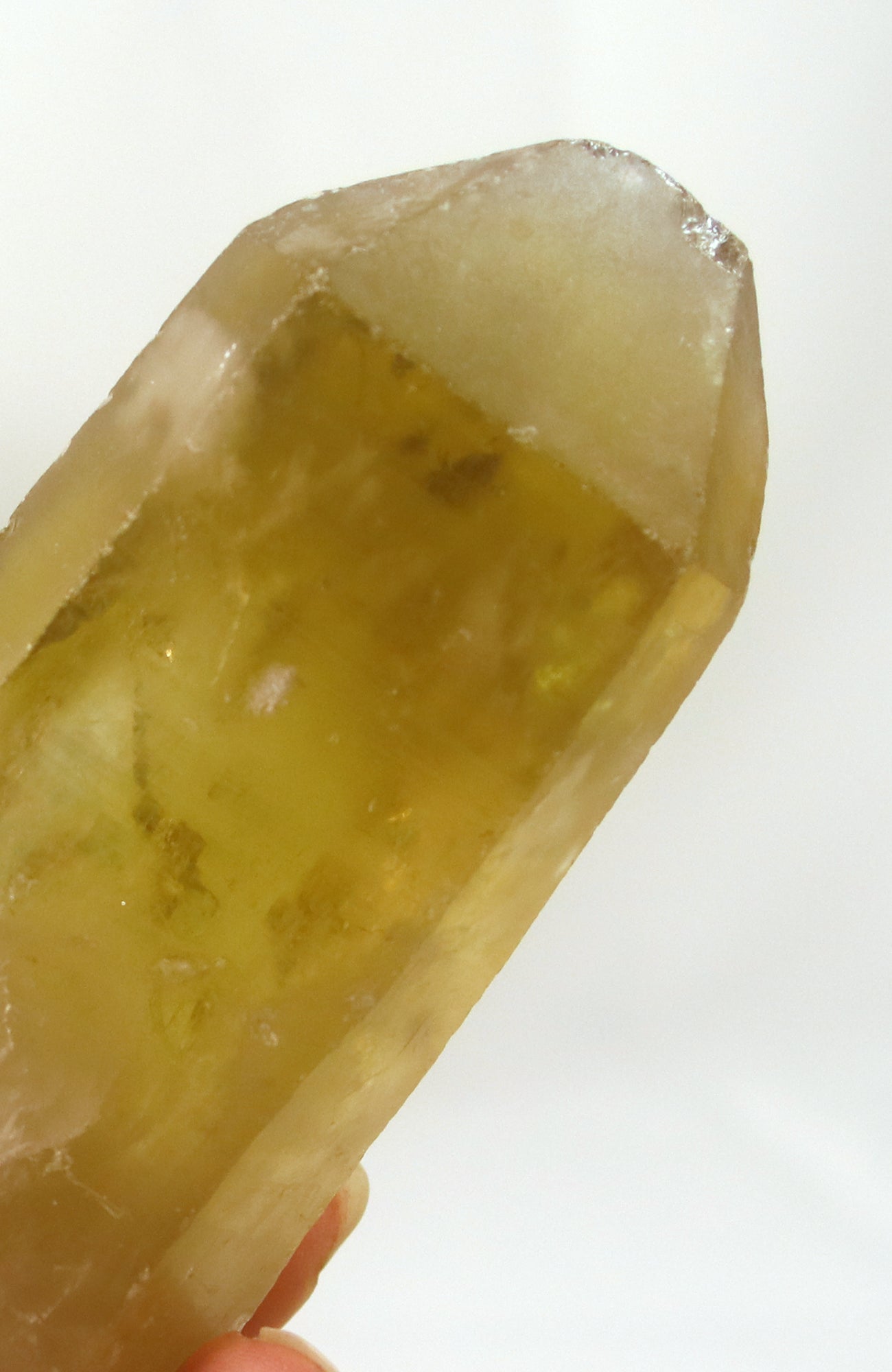 Smoky Citrine Lemurian Seed Crystal from Gobi Desert