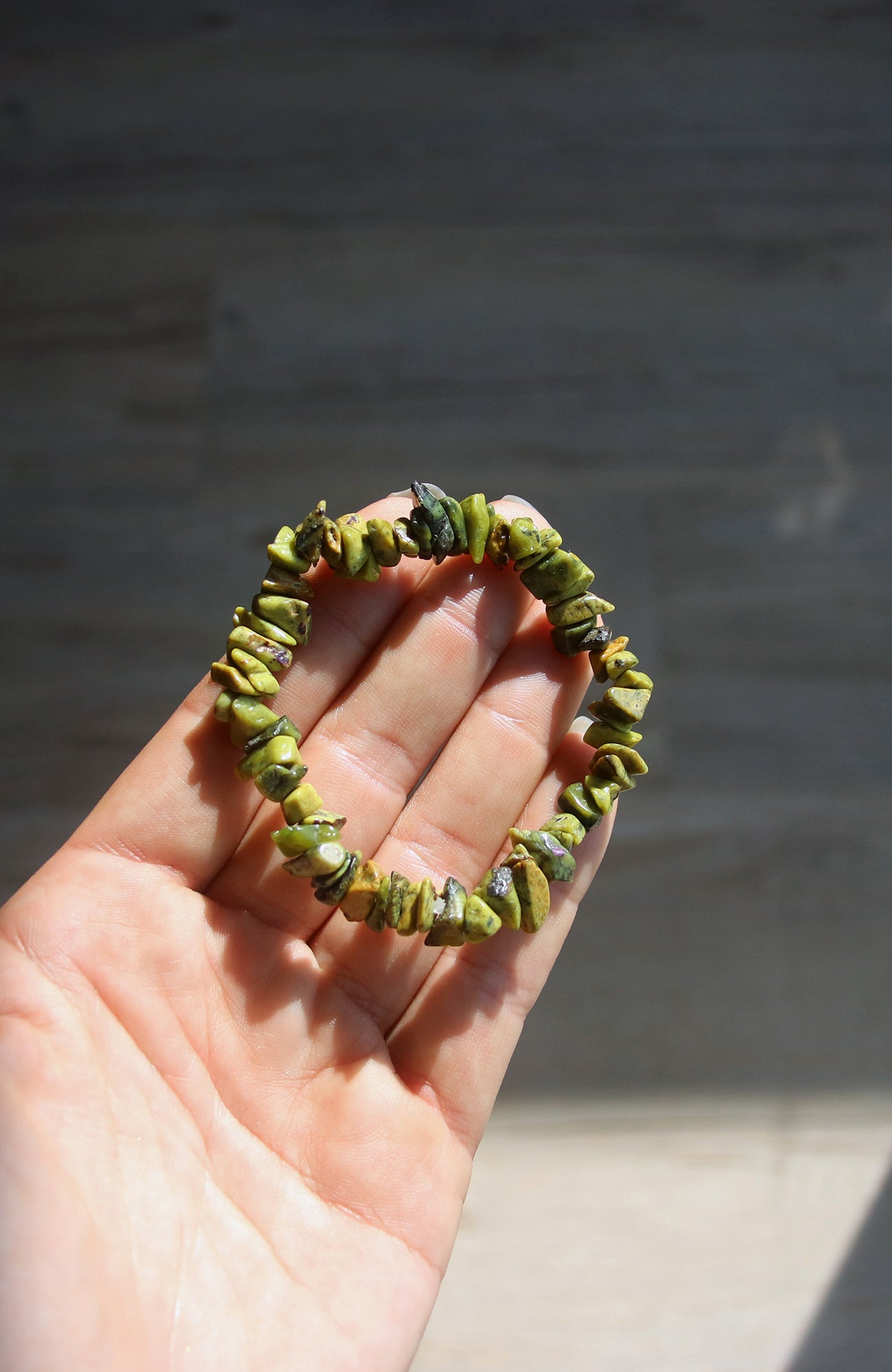 Stitchtite in Serpentine Chip Bracelet